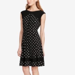 American Living Polka Dot Print Jersey Dress NEW